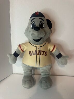 San Francisco Giants Baseball Lou Seal Mascot 14'' Plush 2022 MLB Mascot Factory
